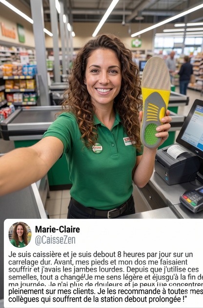 Semelles Orthopédiques - Marchez Sans Douleur et Retrouvez un Confort Immédiat