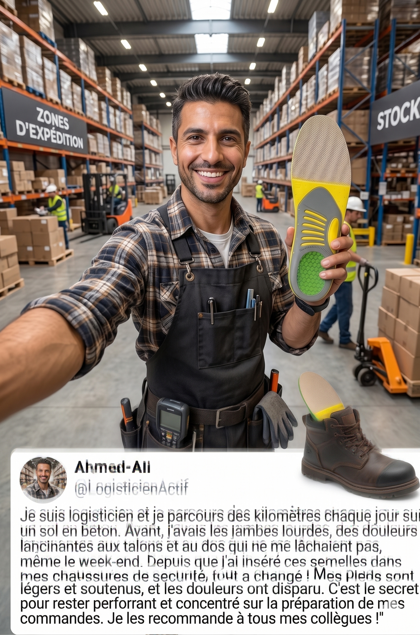 Semelles Orthopédiques - Marchez Sans Douleur et Retrouvez un Confort Immédiat