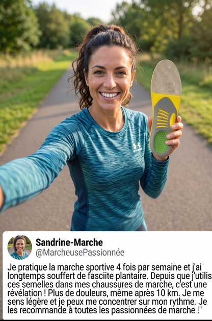 Semelles Orthopédiques - Marchez Sans Douleur et Retrouvez un Confort Immédiat