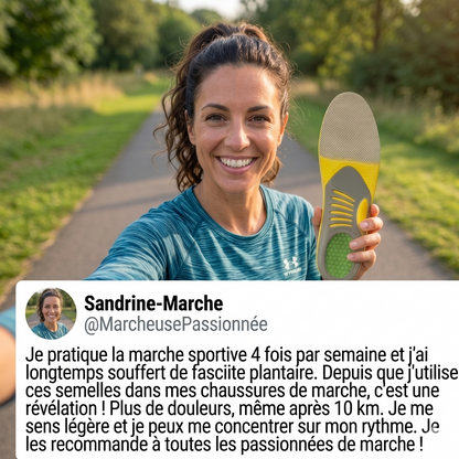 Semelles Orthopédiques - Marchez Sans Douleur et Retrouvez un Confort Immédiat